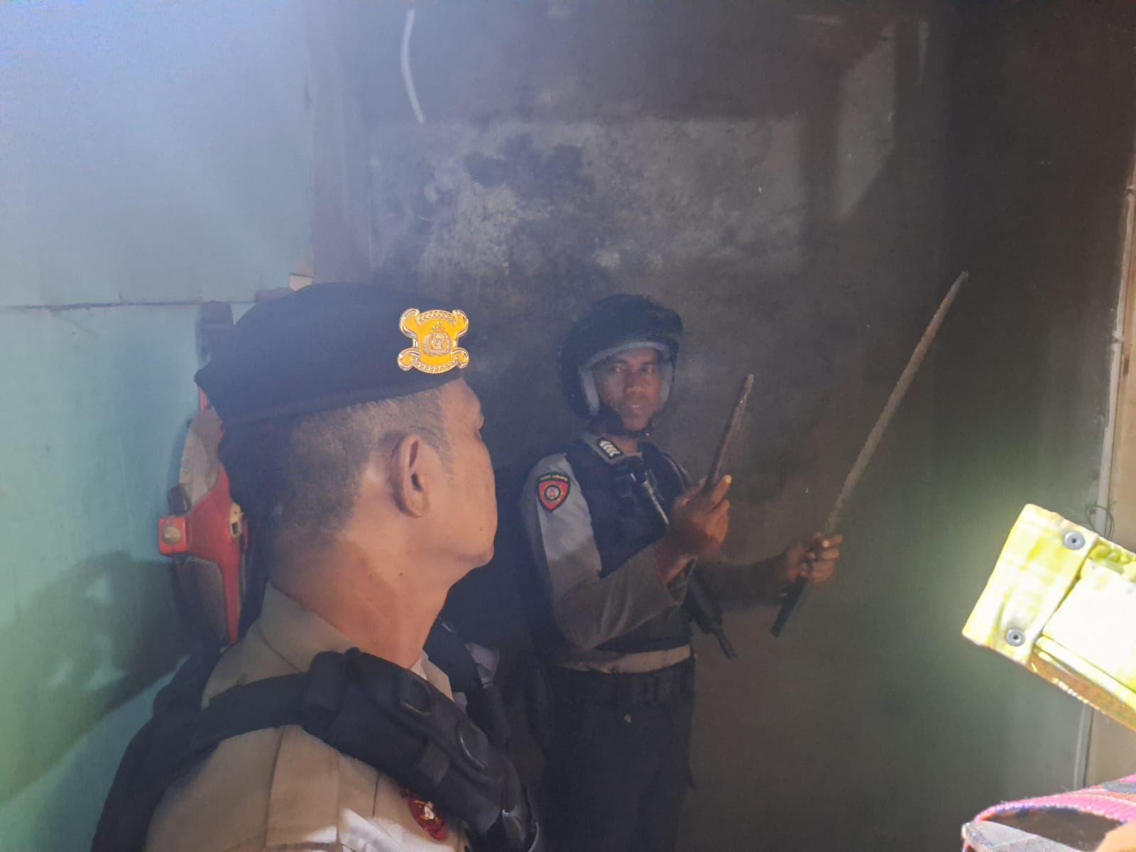 Polres Batu Bara Respon Cepat Pengaduan Call Center 110 Terkait Pengancaman Menggunakan Senjata Tajam