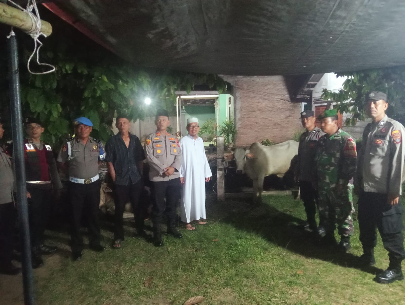 Polsek Air Putih Gelar Patroli Gabungan Jelang Malam Takbiran – Lalu Lintas Padat Tapi Lancar, Masyarakat Beri Respon Positif