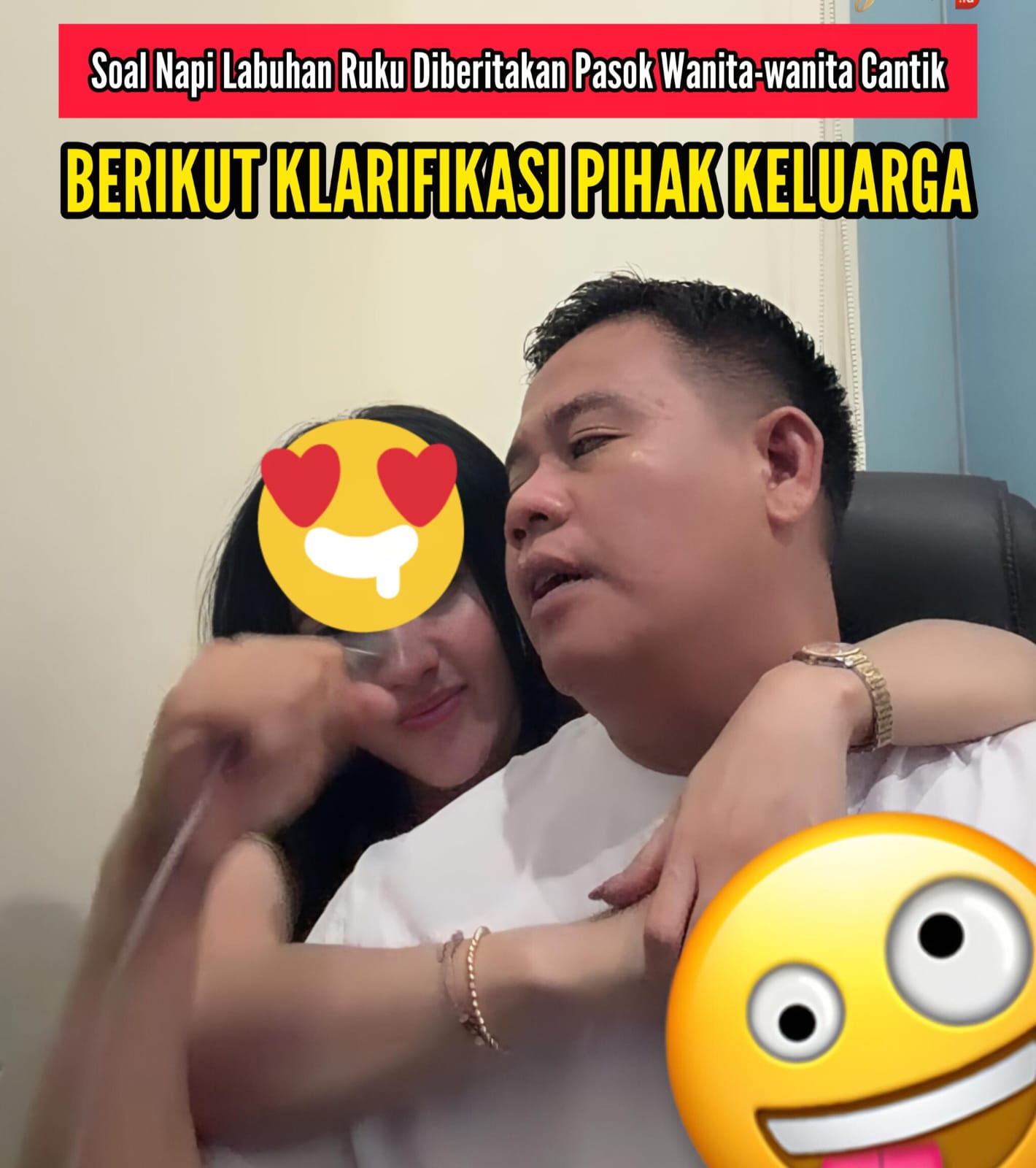 Viral Pemberitaan M Sapxxx Sebagai Pemasok Wanita dan Narkoba ke Lapas Labuhan Ruku , Keluarga Bantah Sebagai Hoax