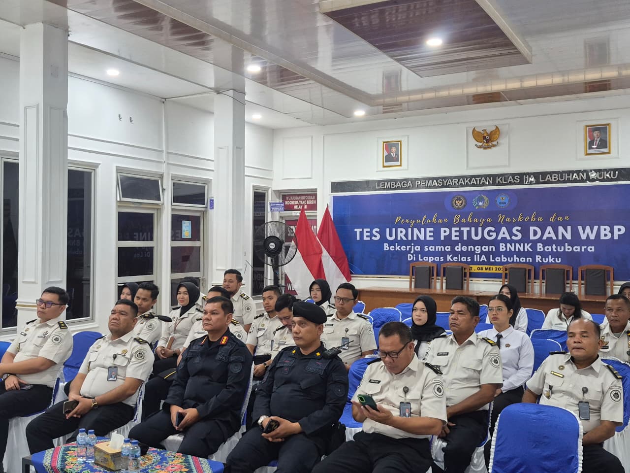 Dirjenpas Beri Penguatan Pengamanan, Lapas Labuhan Ruku Tegaskan Komitmen Jaga Stabilitas
