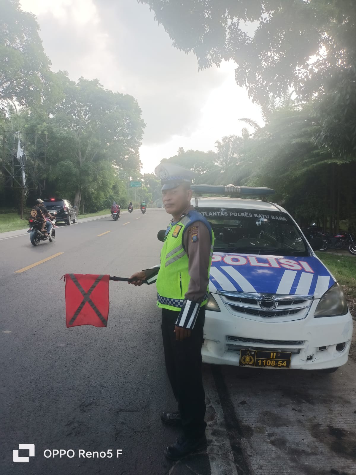 Sat Lantas Polres Batu Bara Laksanakan Patroli Kibas Bendera Dan Video Situasi Arus Lalulintas   