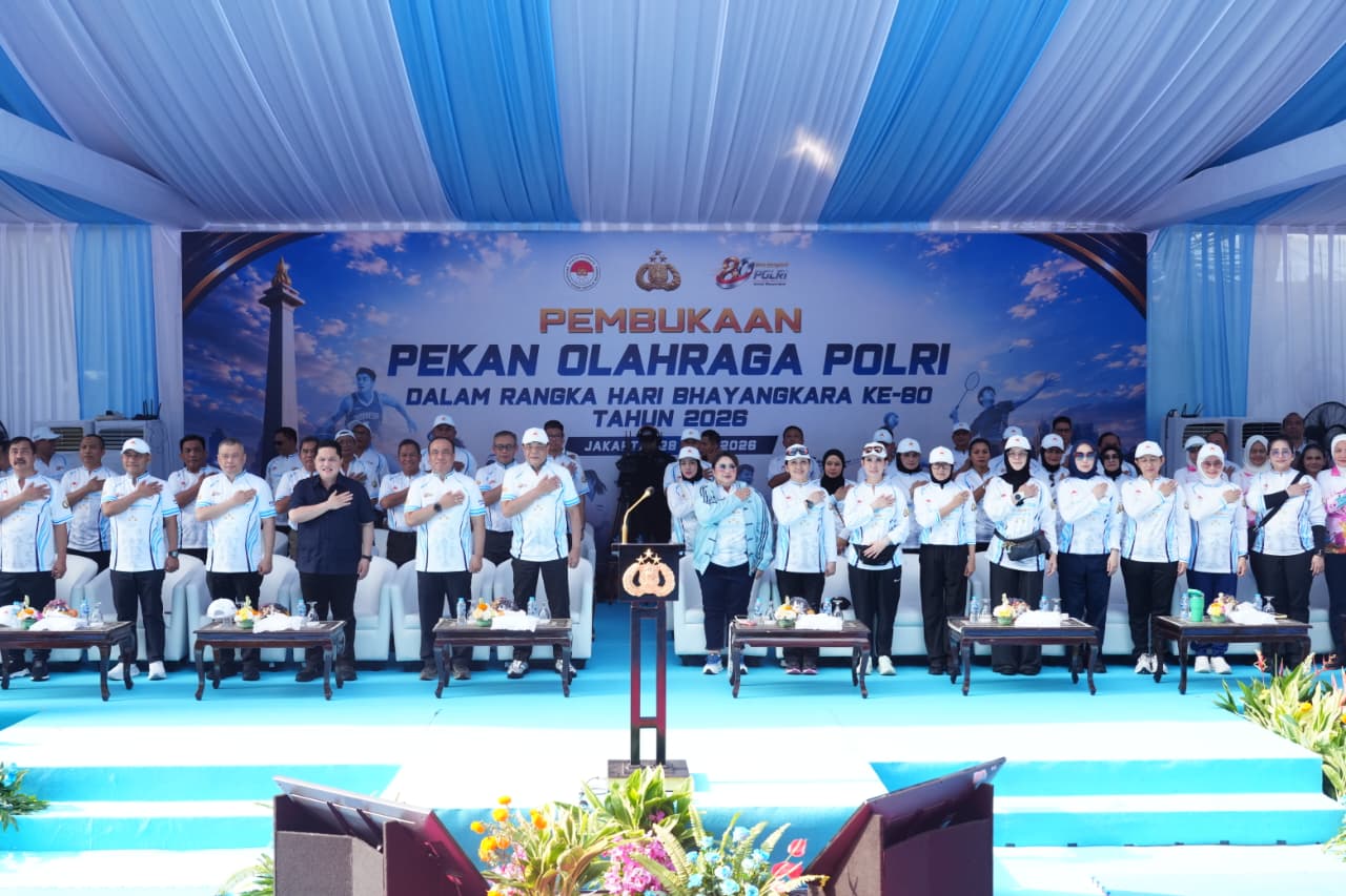 Wakapolri Buka Pekan Olahraga Polri Hari Bhayangkara ke-80, Tegaskan Semangat “Polri untuk Masyarakat”   