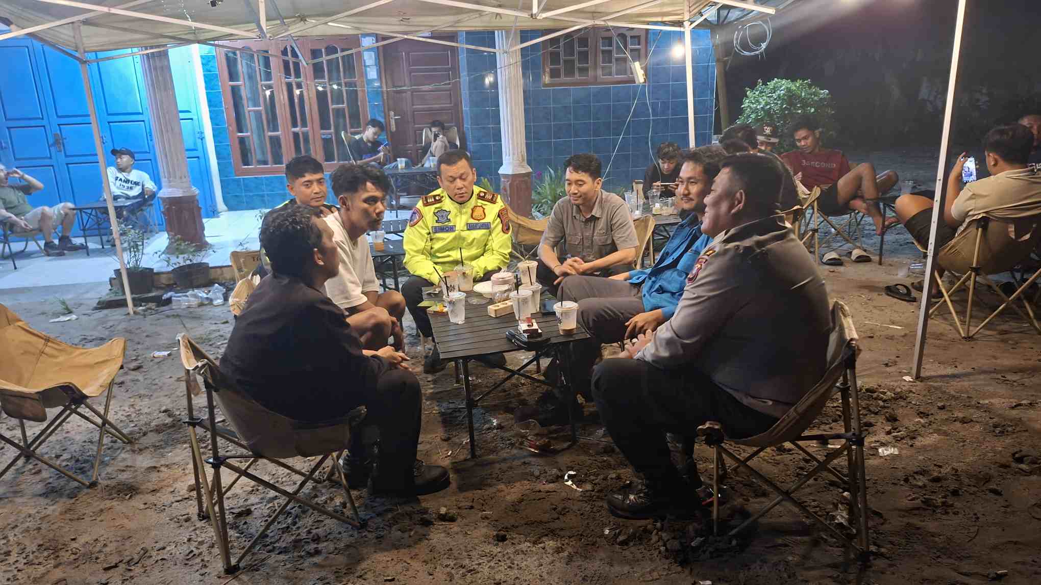 Jaga Kamtibmas dan Kamseltibcarlantas, Satlantas Polres Batu Bara Gelar Patroli Malam