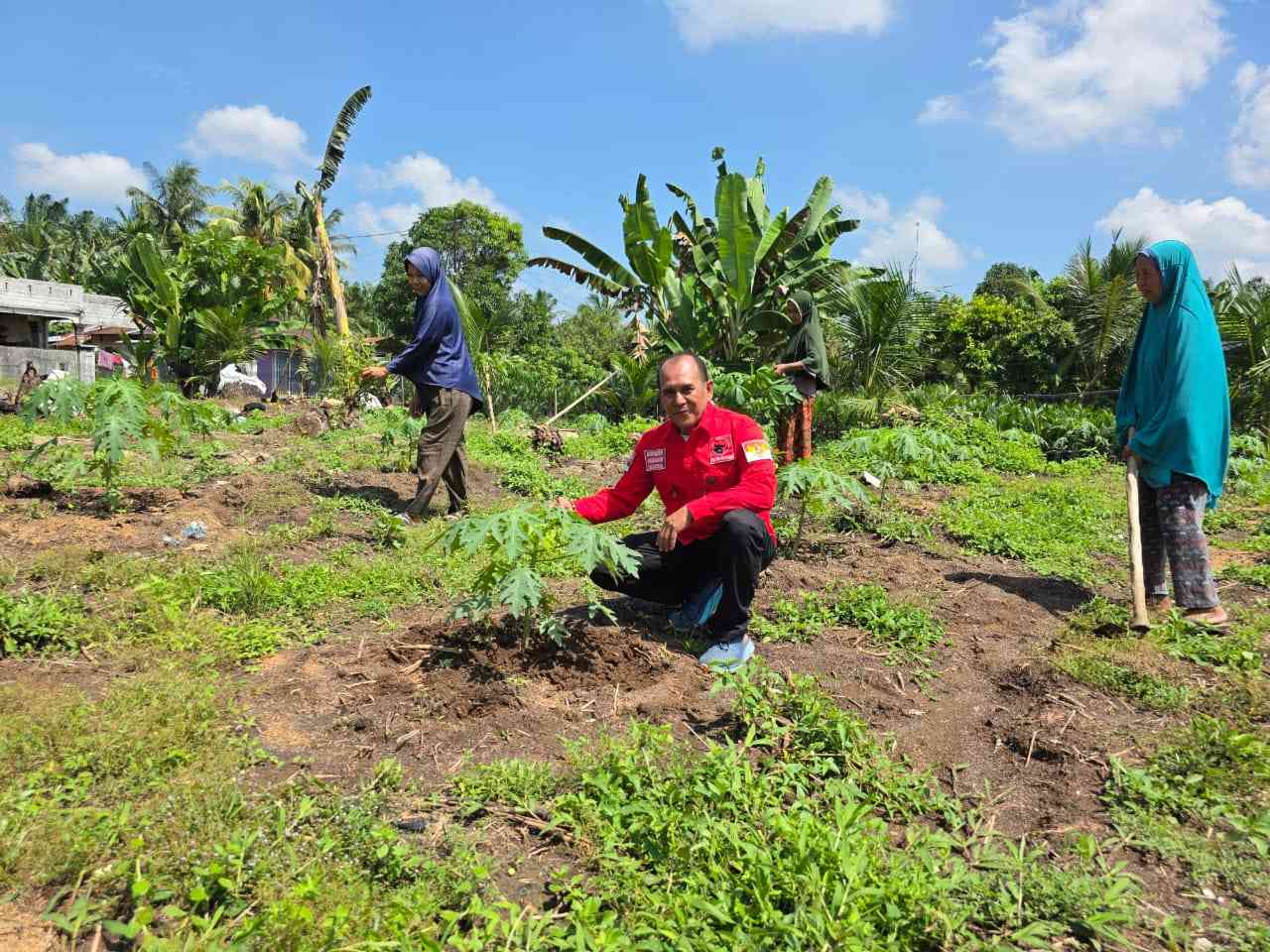 Anggota DPRD Batu Bara Rusli Acep Gelar Kegiatan Bermanfaat di Desa Petatal, Wujudkan Semangat Trisakti Bulan Bung Karno