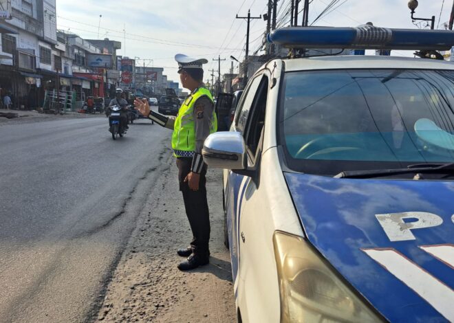 Sat Lantas Polres Batu Bara Laksanakan Patroli Sore di Jalinsum Simpang Tanah Merah – Kegiatan Aman Lancar   