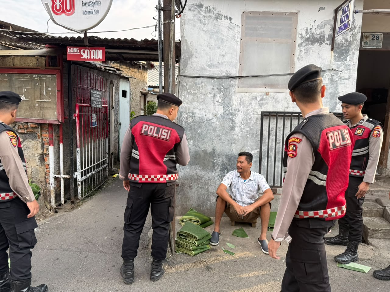 Dukung Harkamtibmas, Subden C Detasemen Perintis Baharkam Polri Gelar Patroli Wilayah