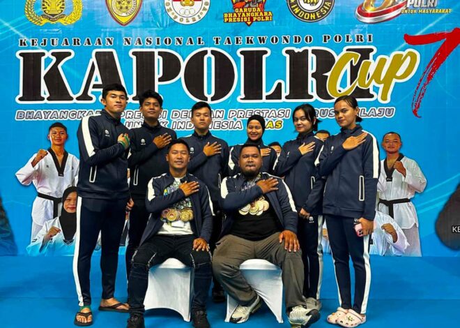 Personel Polres Batu Bara Sumbang Medali Emas untuk Polda Sumut – Briptu Putri Rusdayani Juara Taekwondo Kapolri Cup 7   