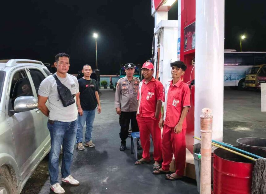 Polsek Air Putih Laksanakan Patroli Malam Selasa – Antisipasi Balap Liar dan Begal di Jalinsum hingga SPBU Sukaraja dan Si Pare Pare   