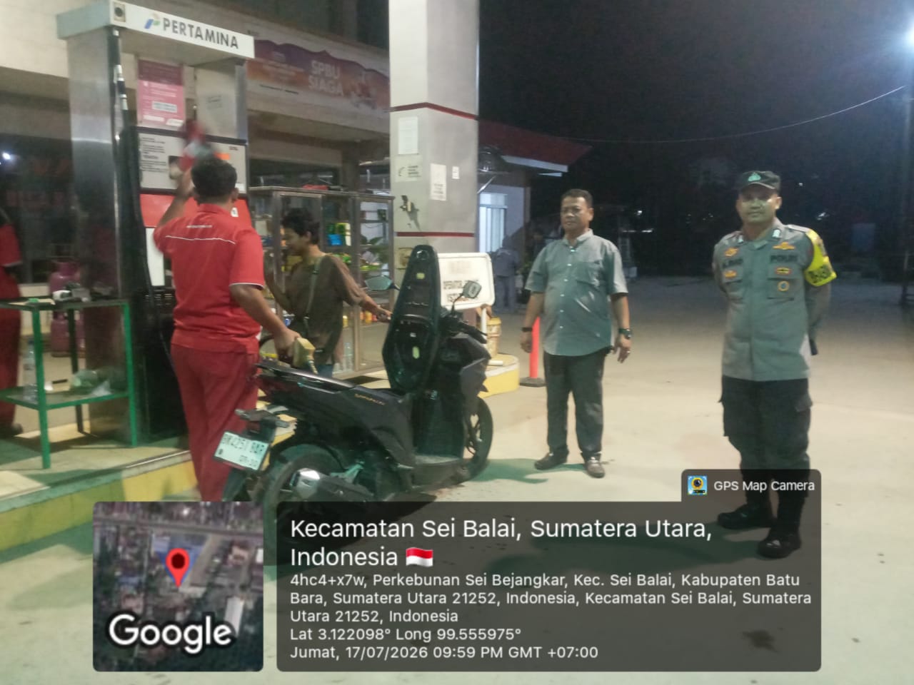 Polsek Talawi Laksanakan Himbauan di SPBU Jalinsum, Bio Solar Habis, Masyarakat Diminta Tertib dan Laporkan Dugaan Penyalahgunaan   