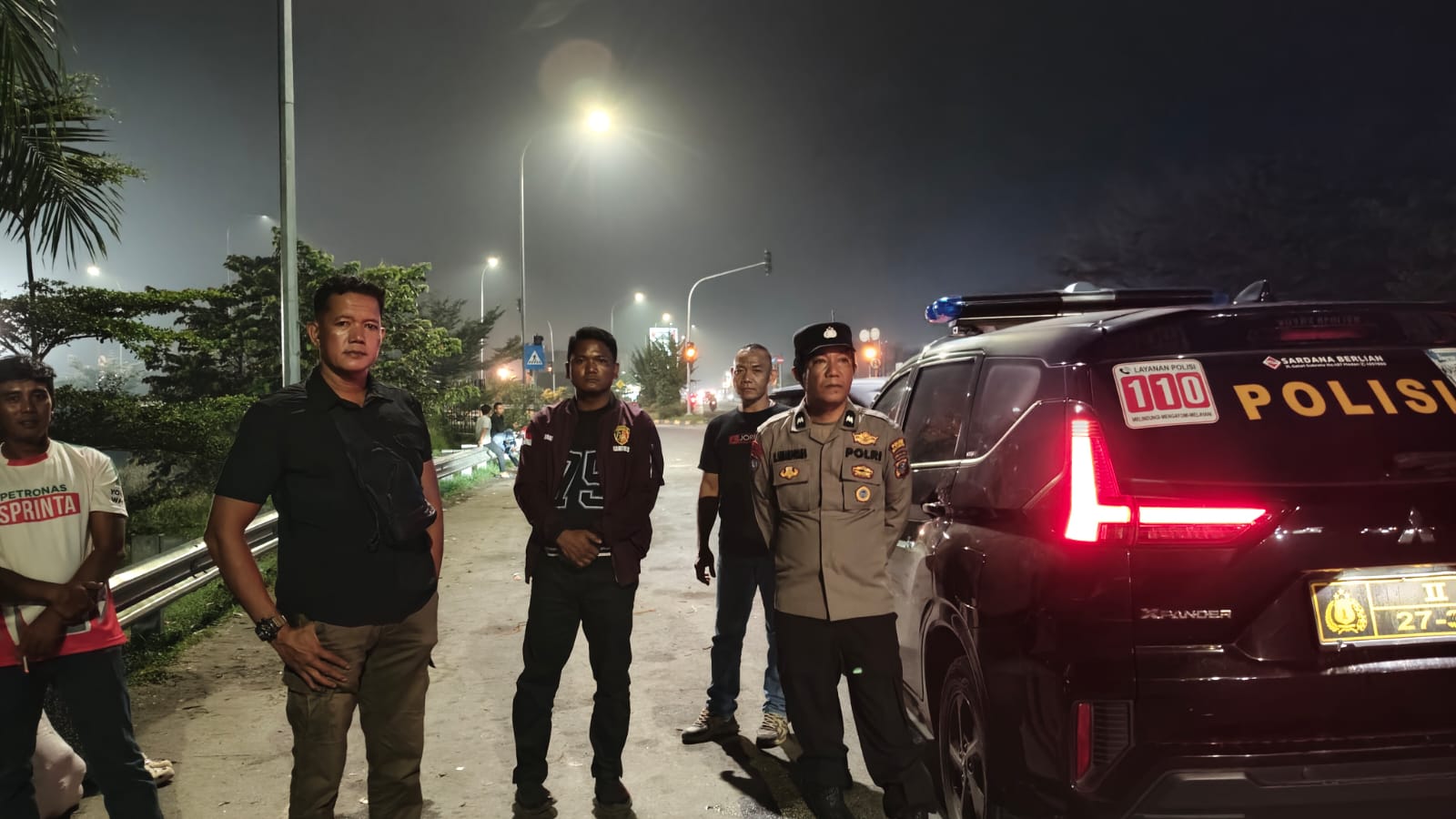 Polsek Air Putih Gelar Patroli Subuh – Antisipasi Balap Liar, Begal, dan Tawuran di Jalinsum hingga Laut Tador   