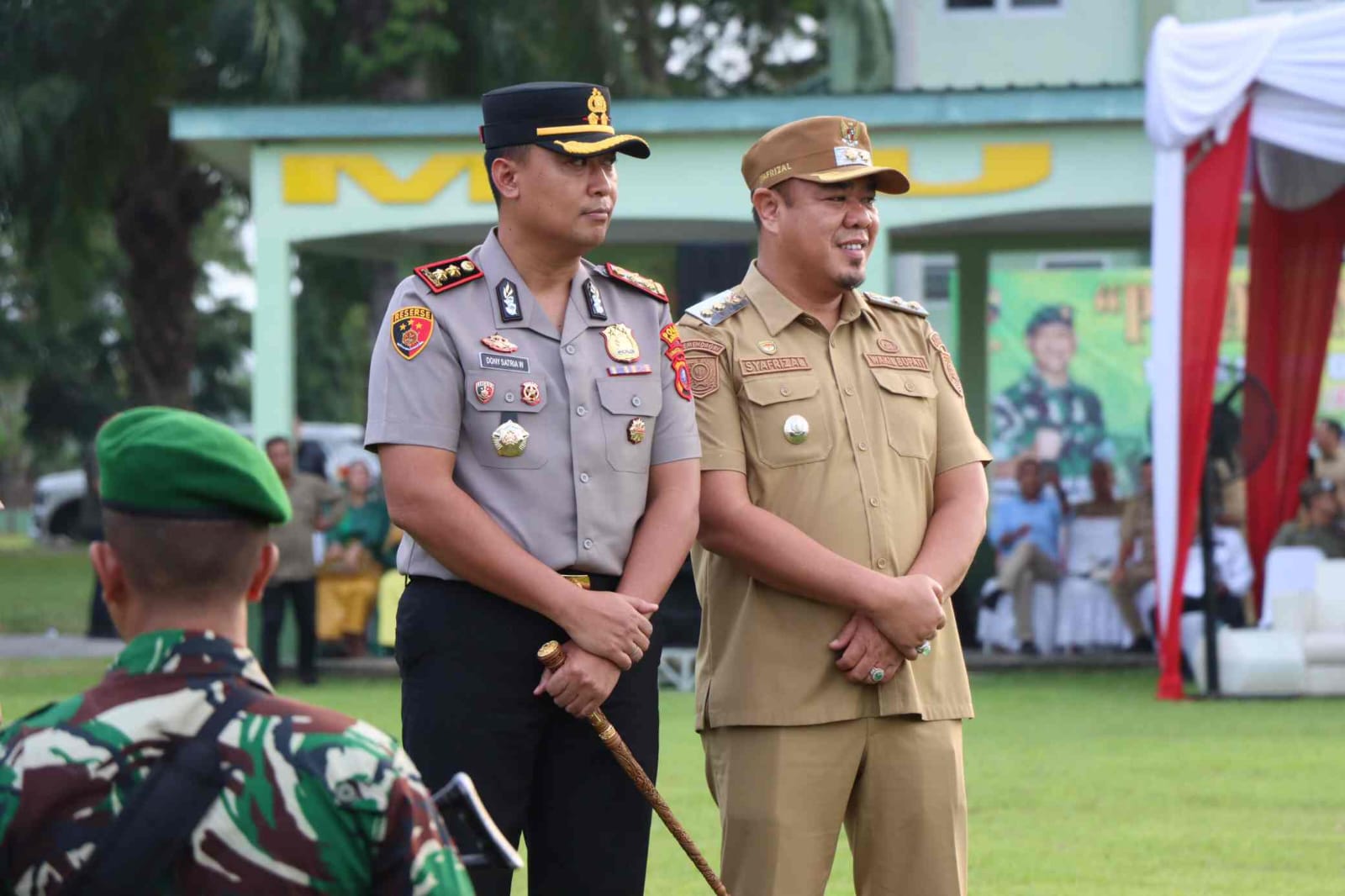 Kapolres Batu Bara Hadiri Penyambutan Satgas Pamtas RI–PNG – Dukung Sinergitas TNI-Polri Jaga Keutuhan Wilayah   