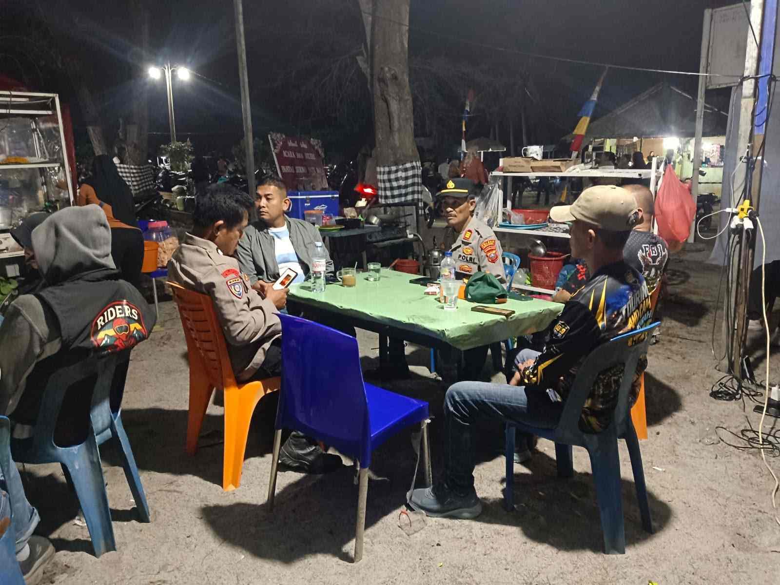Kapolsek Medang Deras Pimpin Langsung Patroli Malam – Antisipasi Kejahatan dan Himbaukan Keamanan Kendaraan   