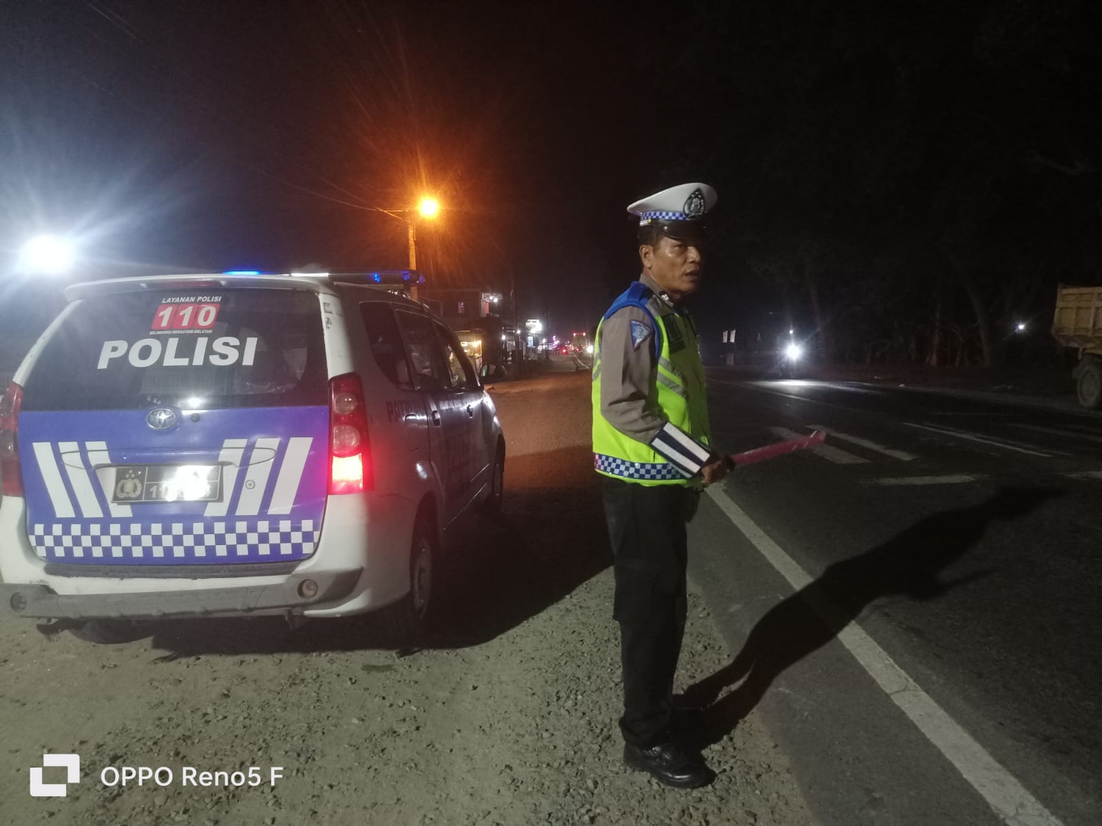 Patroli Tengah Malam Pos Sei Bejangkar: Amankan Titik Rawan dan Pastikan Pasokan BBM   