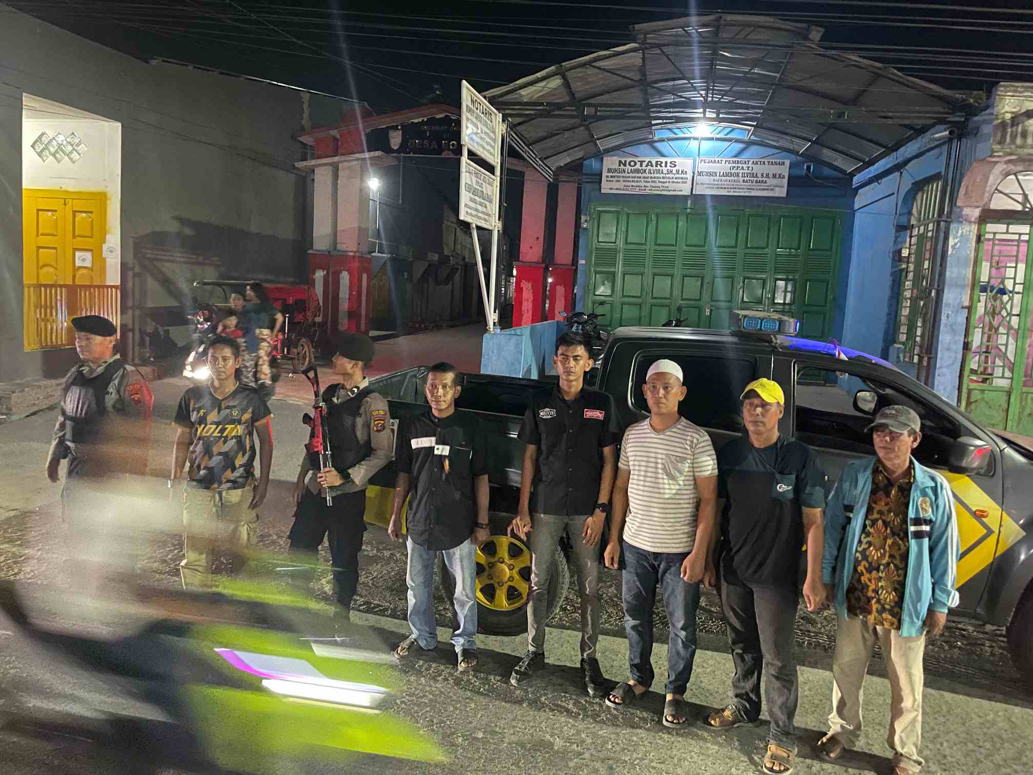 KRYD Malam Polsek Talawi Sisir 4 Titik Rawan, Cegah Tawuran–Begal–3C & Jalin Dialog Kamtibmas