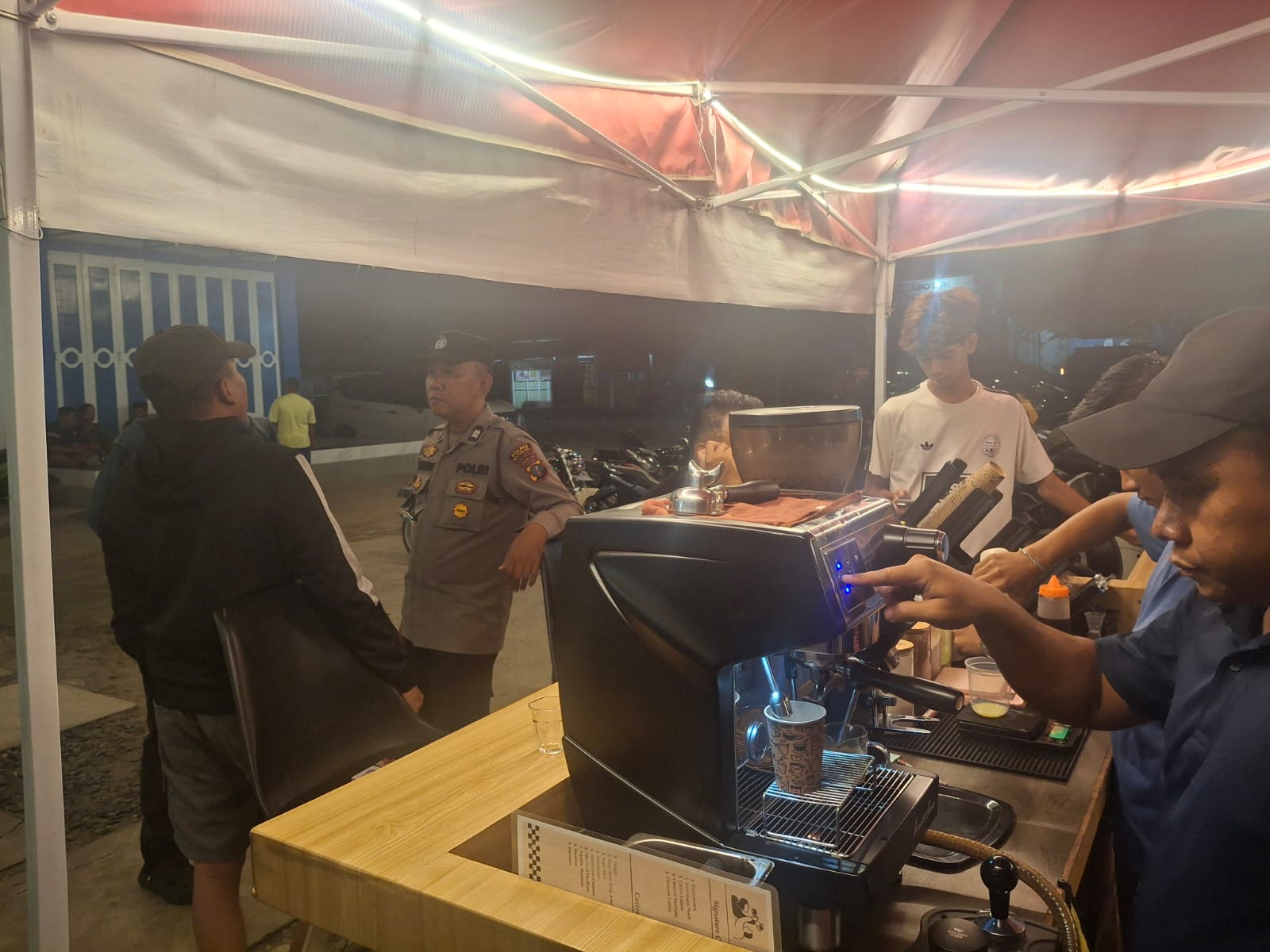 Himbau Warga Waspada Begal, Polsek Air Putih Pastikan Wilayah Aman   