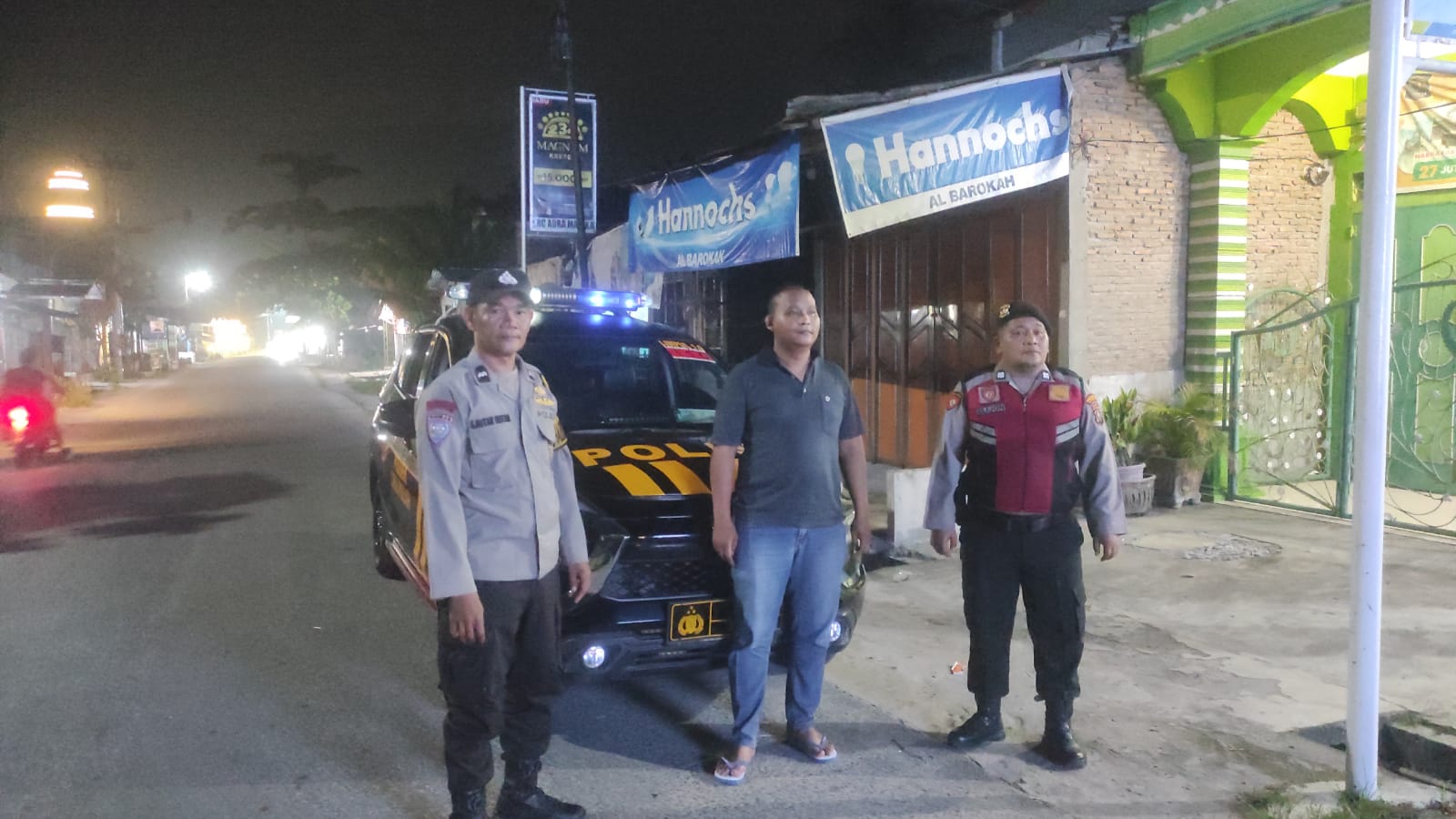 Jaga Kamtibmas Wilayah, Polsek Lima Puluh Sasar Desa Simpang Dolok dan Air Hitam   