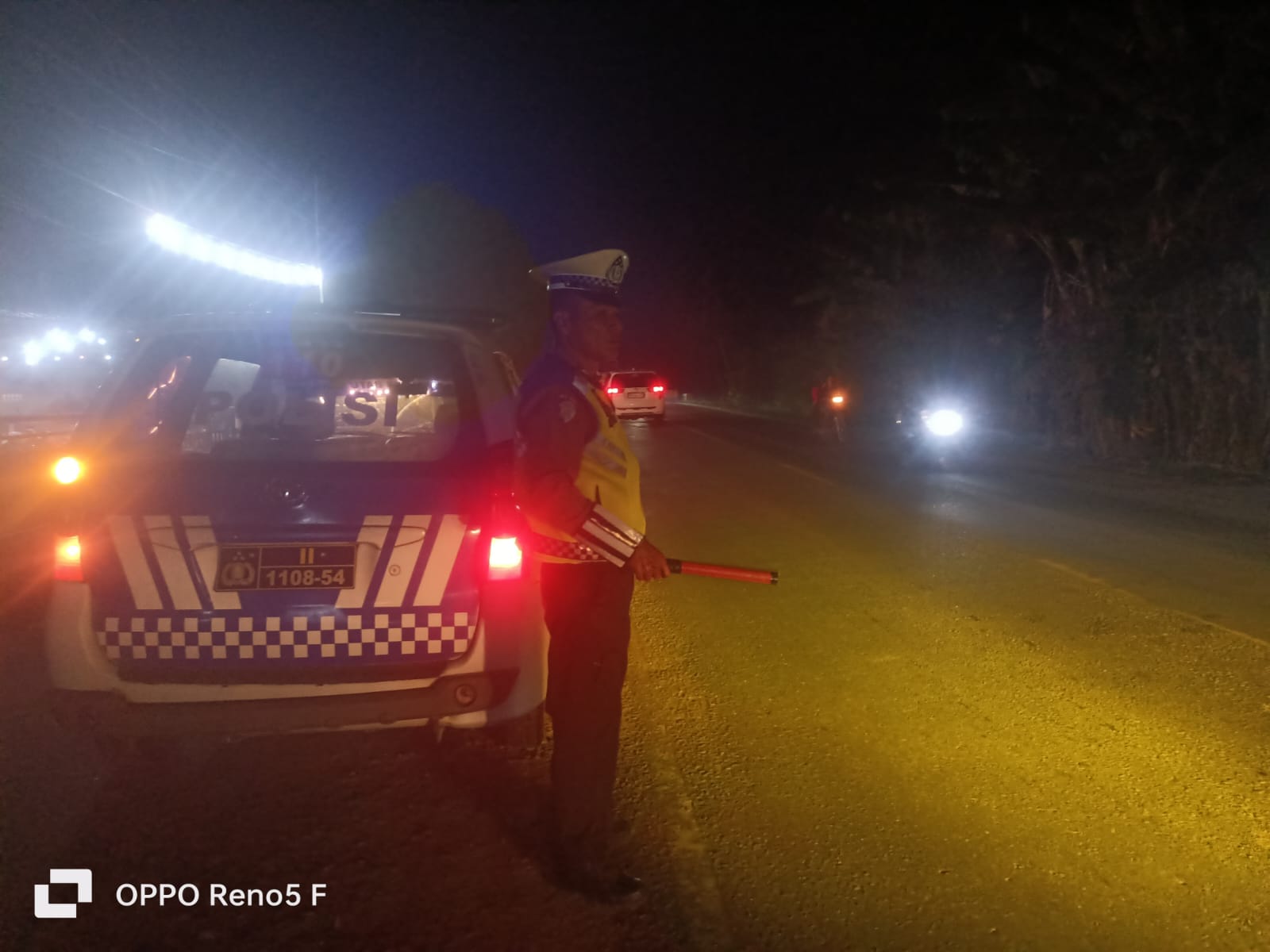 Sat Lantas Polres Batu Bara Gelar Patroli Malam Komprehensif di Jalinsum Sei Bejangkar, Cegah Laka Lantas Hingga Pantau Stok BBM   