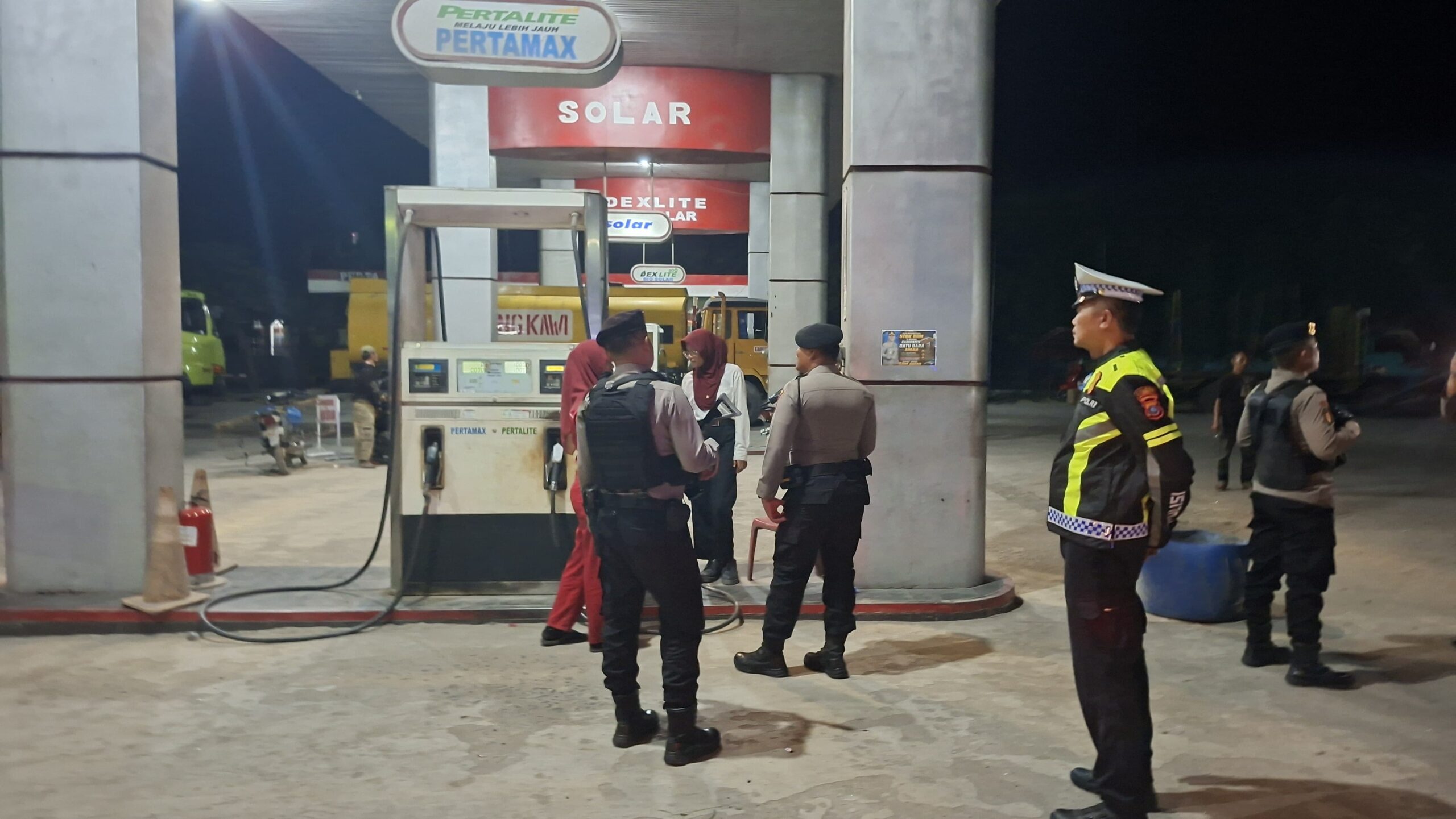 Perkuat Keamanan Jalan Raya, Satlantas Polres Batu Bara Gelar Patroli Blue Light Sasar Titik Rawan
