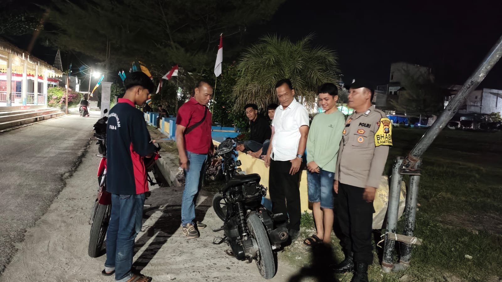 Polsek Air Putih Gelar Patroli Malam, Sasar Balap Liar, Begal dan Tawuran   