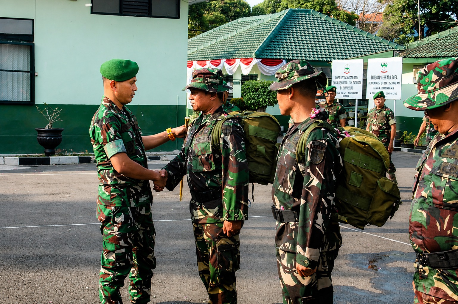 Tradisi Sambut Prajurit Baru, Dandim Boyolali Tekankan Loyalitas dan Profesionalisme   