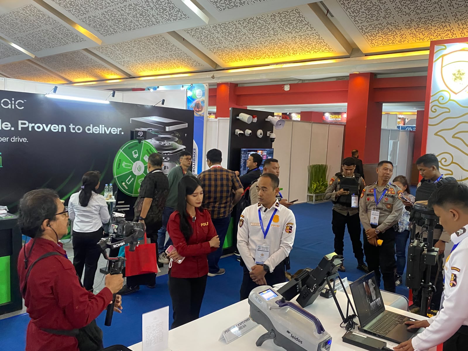 Korsabhara Baharkam Polri Pukau Pengunjung Indo Security 2026 Expo, Tampilkan Alsus Modern dan Layanan Humanis