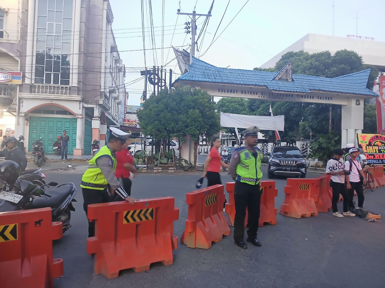 Sat Lantas Polres Pematangsiantar Amankan Car Free Day Dan Fun Run Dalam Rangka HUT RI Ke-81