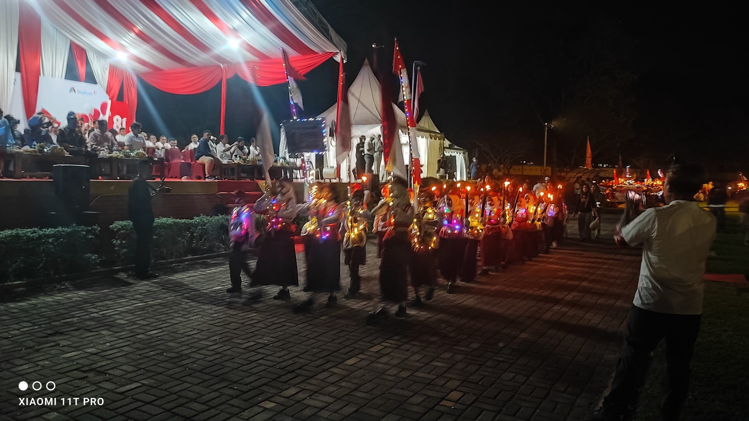 PT Inalum Gelar Pawai Obor HUT RI Ke-81, Diikuti 1.500 Peserta   