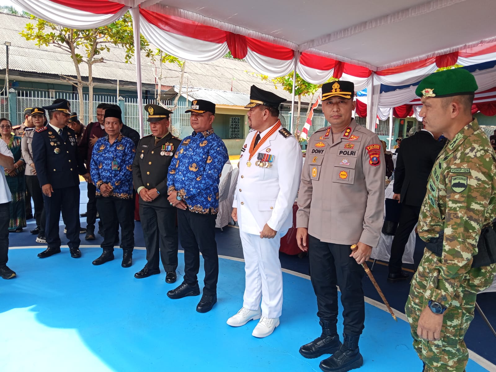 Kapolres Batu Bara Hadiri Penyerahan Remisi Umum HUT RI Ke-81 Di Lapas Labuhan Ruku   