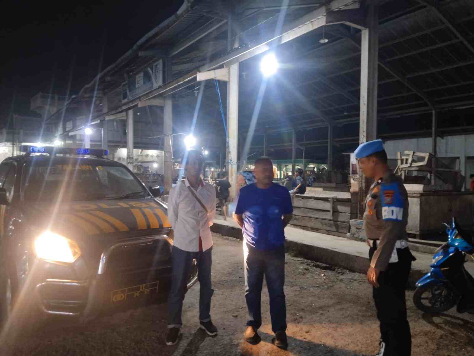 Polsek Talawi Patroli Malam, Antisipasi Tawuran Dan Kejahatan Jalanan   