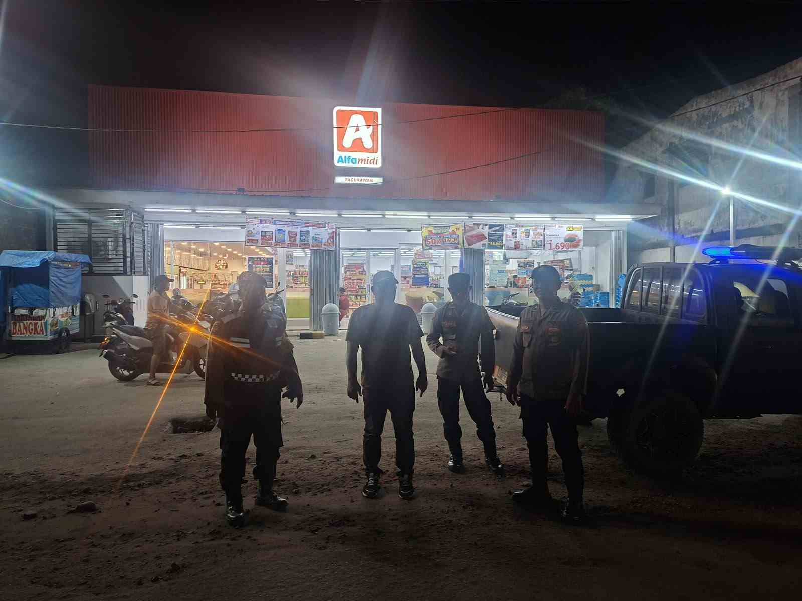 Polsek Medang Deras Patroli KRYD, Antisipasi Kejahatan Jalanan Dan Premanisme   