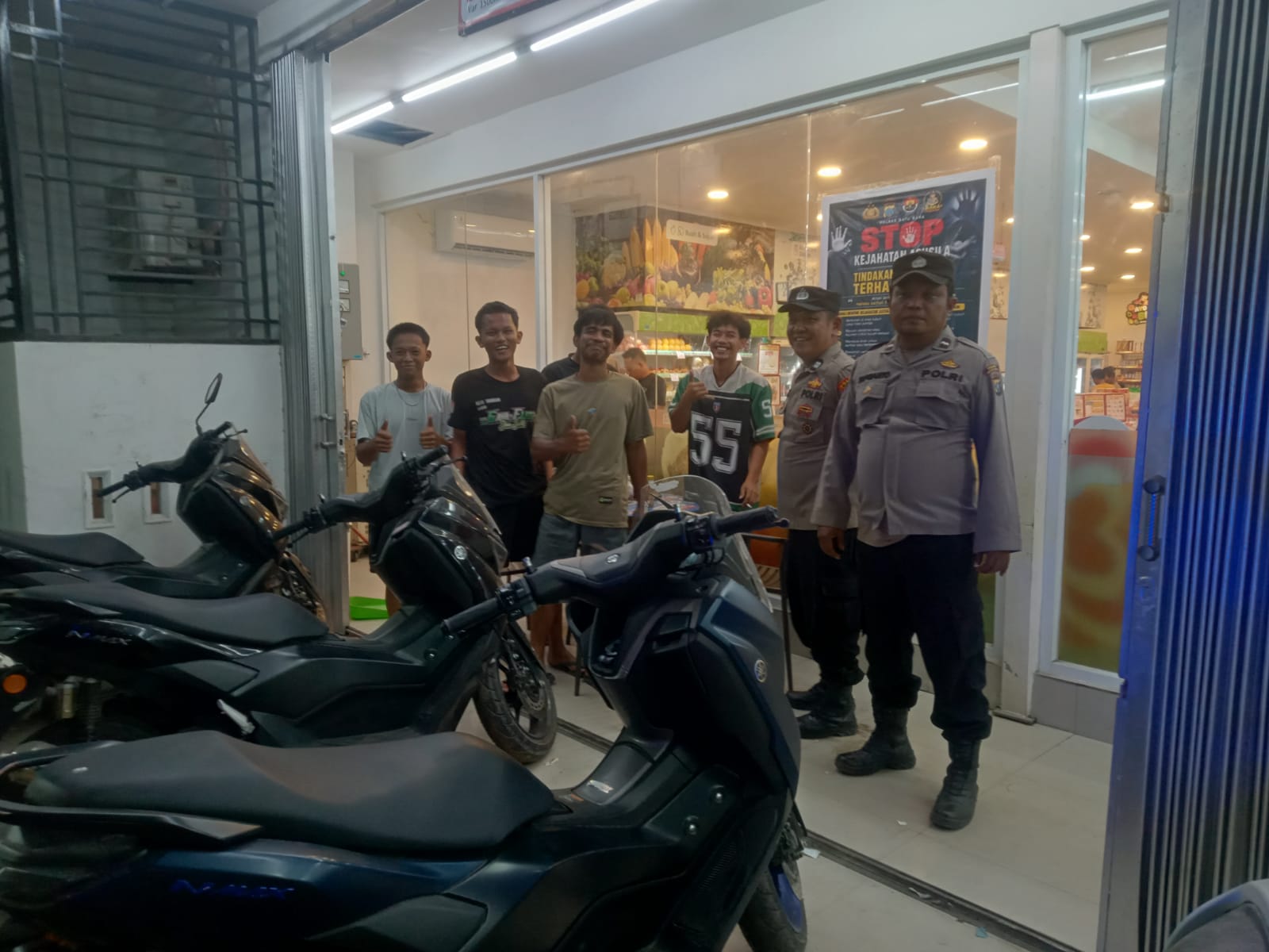 Polsek Medang Deras Patroli KRYD, Antisipasi Kejahatan Jalanan Dan Aksi Premanisme   