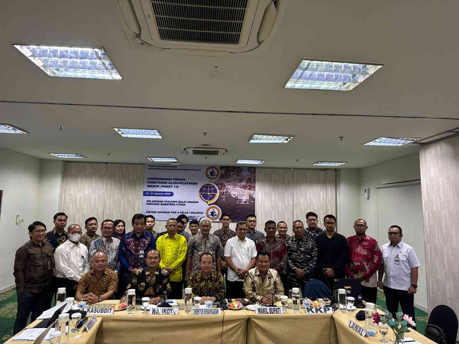 Wali Kota Tanjungbalai Hadiri Rakor Sinkronidasi Bersama Kemenhub Terkait Aspek Teknis Penetapan Alur Pelayaran Masuk Pelabuhan Tanjungbalai Asahan