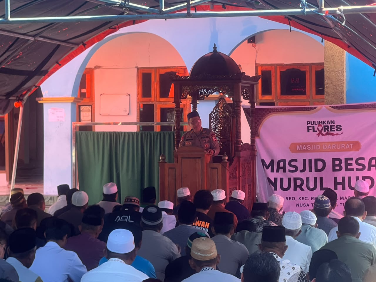 Kombes Pol. Hasripuddin Dampingi Wapres RI dan Perkuat Gerakan Kemanusiaan Brimob Pascagempa NTT   