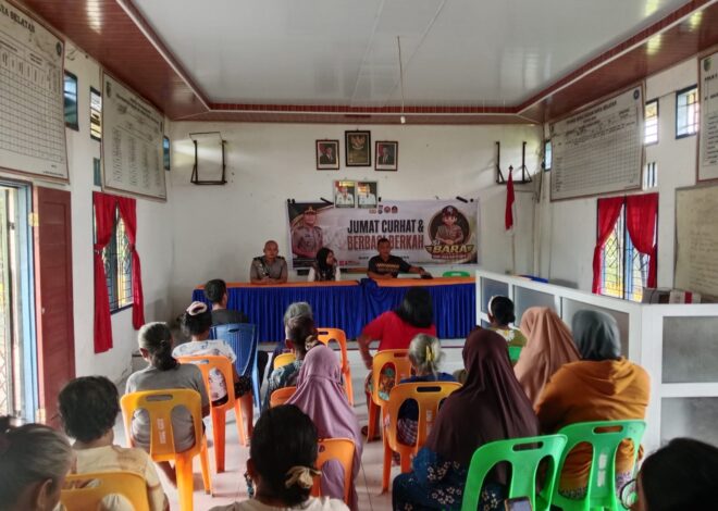 Polres Batu Bara Serap Aspirasi Masyarakat dan Bagikan Sembako kepada Kaum Duafa   