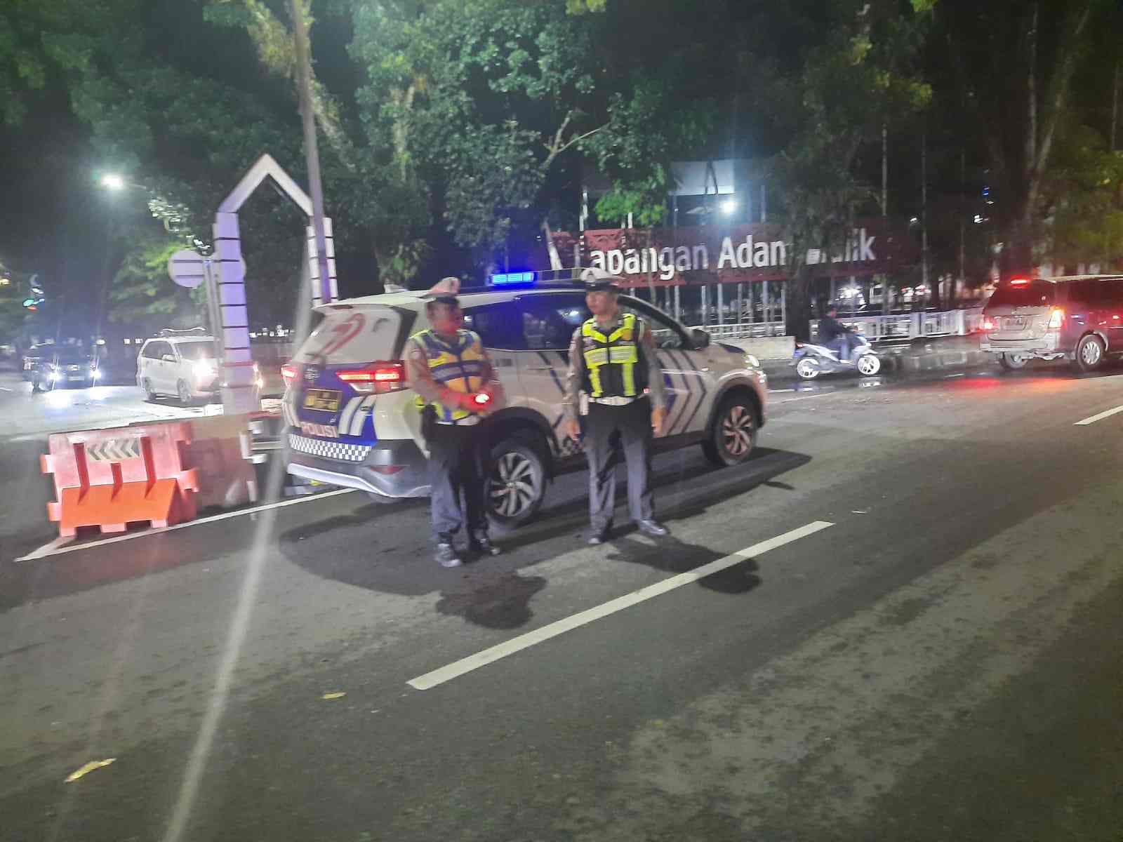 Sat Lantas Polres Pematangsiantar Laksanakan Blue Light Patrol, Tekan Pelanggaran Lalu Lintas dan Cegah Kejahatan Jalanan   