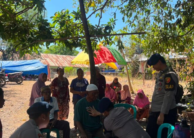 Brimob Dekat Dengan Warga, Hadirkan Layanan Kesehatan dan Penguatan Moril Pascagempa   