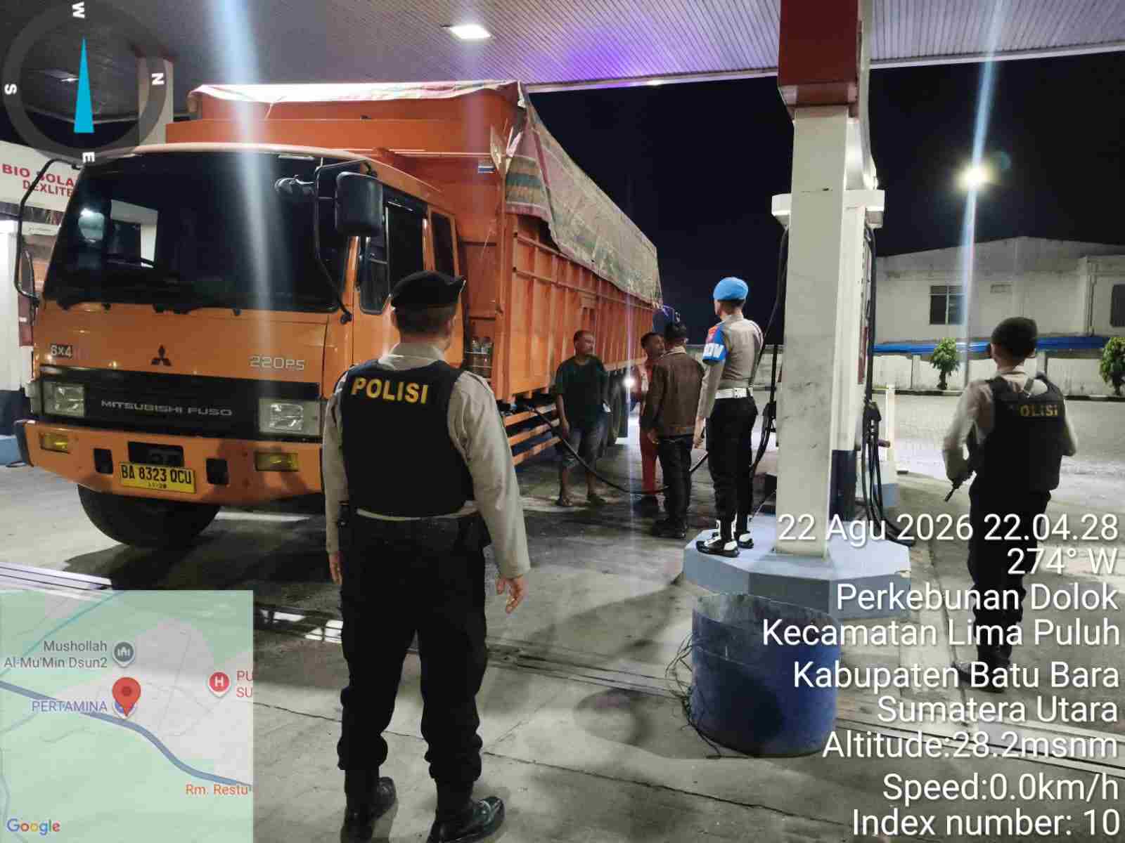 Sat Samapta Polres Batu Bara Laksanakan Patroli KRYD Roda-4, Sisir 5 Titik Rawan Cegah Kejahatan Jalanan   