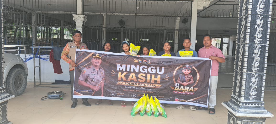 Satresnarkoba Polres Batu Bara Gelar Kegiatan Minggu Kasih, Berbagi Sembako dan Edukasi Bahaya Narkoba kepada Lansia