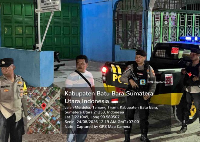 Patroli Blue Light Roda-4 Dini Hari, Polres Batu Bara Sisir 5 Titik Cegah 3C & Kejahatan Jalanan   