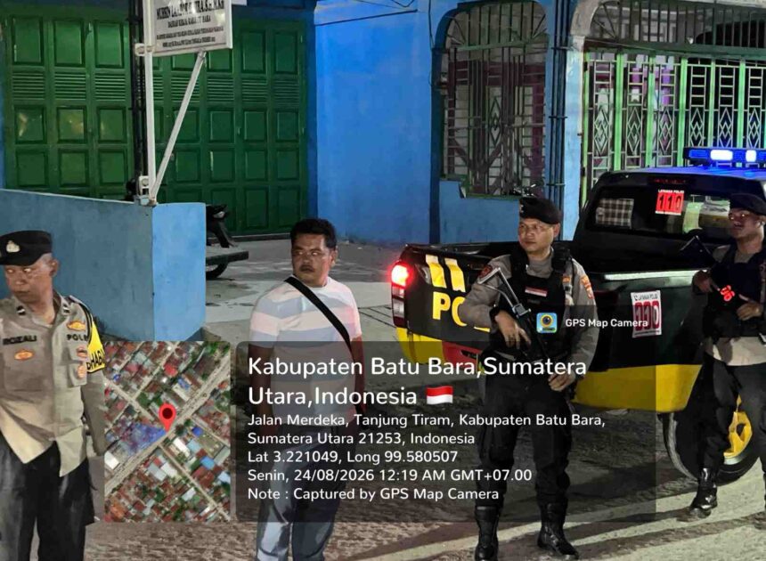 Patroli Blue Light Roda-4 Dini Hari, Polres Batu Bara Sisir 5 Titik Cegah 3C & Kejahatan Jalanan   