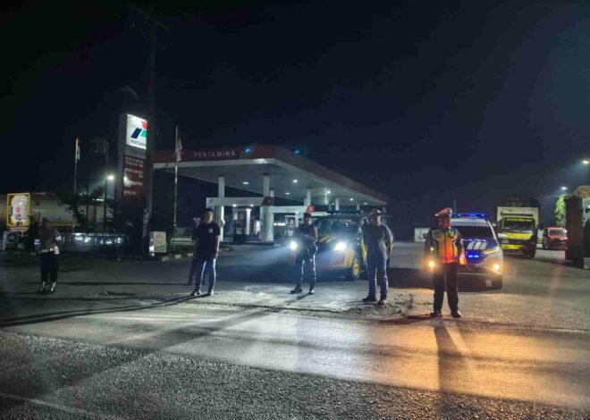 Titik Rawan Jalinsum Diamankan, Patroli Blue Light Polres Batu Bara Berjalan Aman dan Lancar   