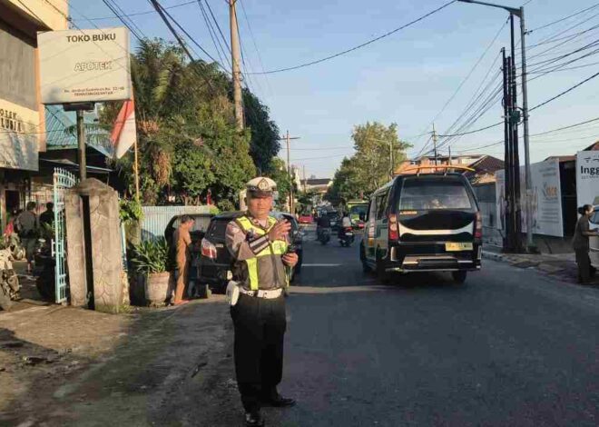 Pos Padat Pagi Senin, Sat Lantas Pematangsiantar Kawal 35 Titik Rawan Kepadatan Lalu Lintas   