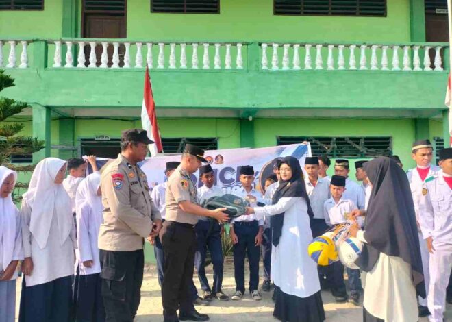 Kasat Tahti Polres Batu Bara Laksanakan Police Go To School di MTs Al-Irsyad Medang Deras   
