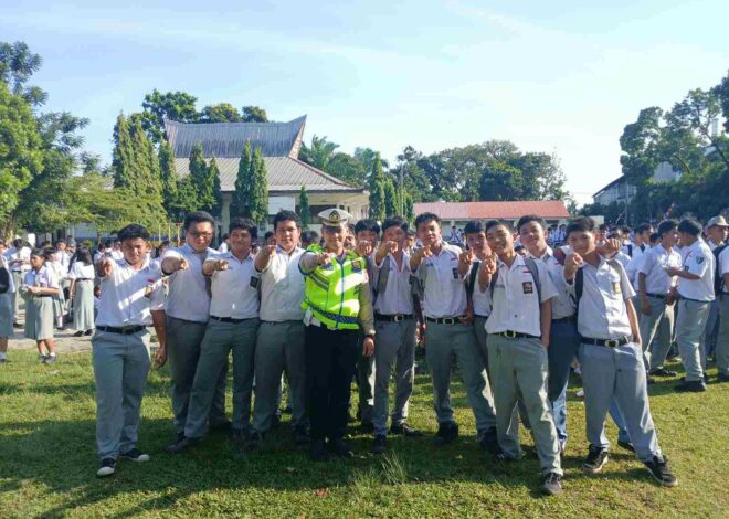 Police Goes To School Serentak di Pematangsiantar, Kapolres: Belajar Sungguh-Sungguh, Tolak Narkoba & Jangan Bullying   