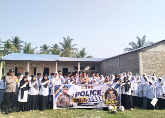 Polres Batu Bara Gelar Police Go To School Serentak di 20 Sekolah, Edukasi Pelajar Jauhi Narkoba dan Kenakalan Remaja
