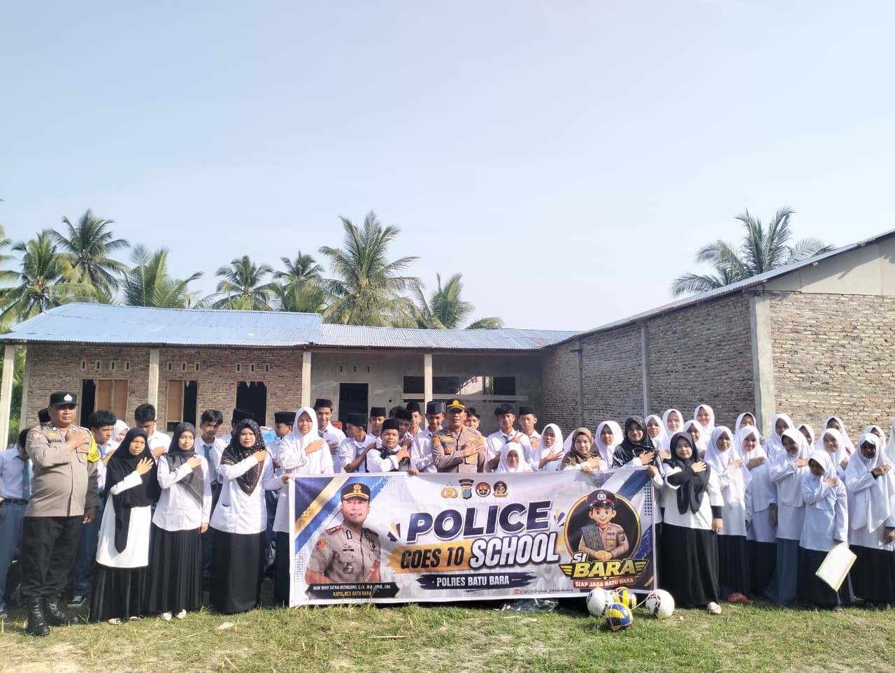 Polres Batu Bara Gelar Police Go To School Serentak di 20 Sekolah, Edukasi Pelajar Jauhi Narkoba dan Kenakalan Remaja