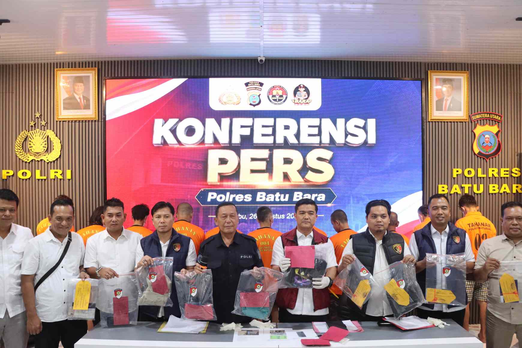 Polres Batu Bara Ungkap 10 Kasus 3C, 17 Tersangka Diamankan dalam Satu Bulan Lebih   