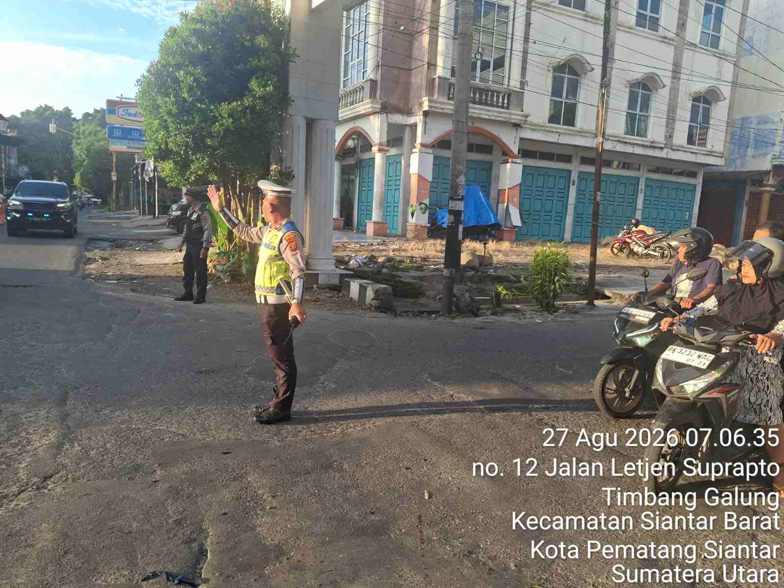 Pos Padat Pagi Kamis, Sat Lantas Pematangsiantar Kawal 35 Titik Rawan Kepadatan Lalu Lintas