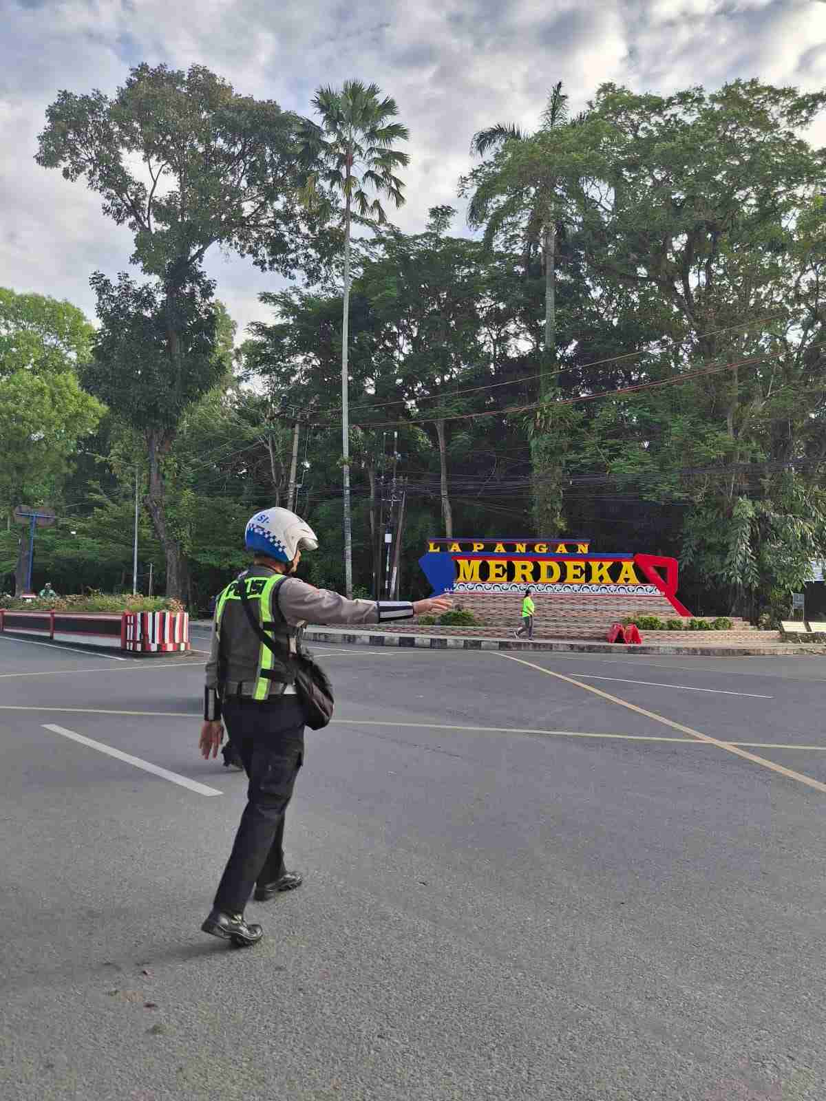 Pos Padat Pagi Sabtu, Sat Lantas Pematangsiantar Kawal 35 Titik Rawan Kepadatan Lalu Lintas   
