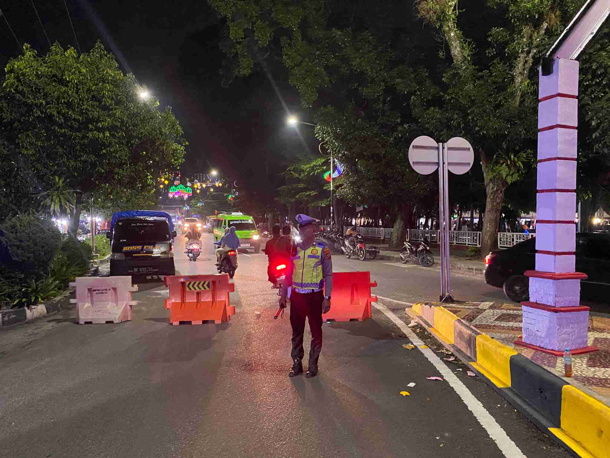Blue Light Patrol Sat Lantas Pematangsiantar Sisir 4 Ruas Utama Kota, Tekan Balap Liar & Knalpot Brong